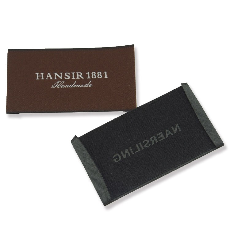 廠家批發服裝織嘜領標 對折標測標嘜頭商標LOGO設計輔料適用服裝