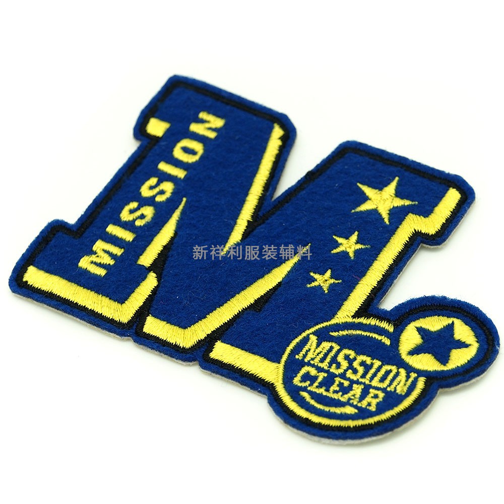 服裝輔料刺繡臂章 徽章背膠魔術貼LOGO袖章 電腦繡花章仔批發